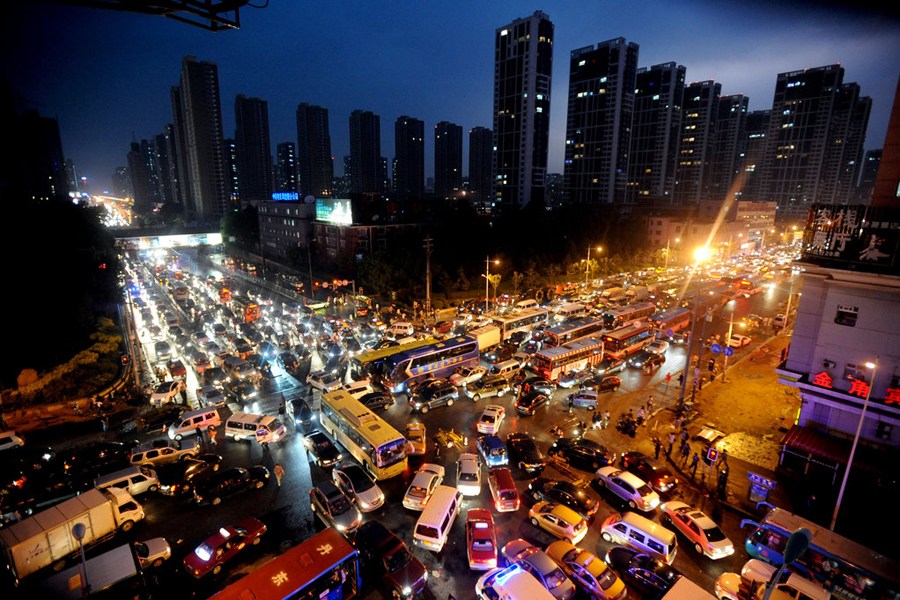 图2 城市交通拥堵
