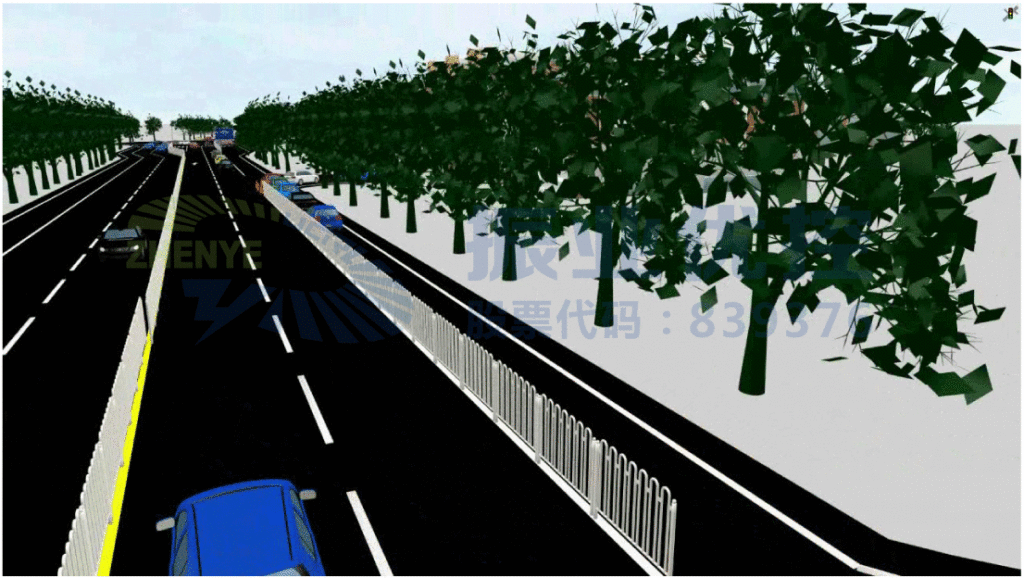 图5 增设护栏（人民路）