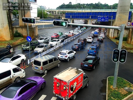 图5 优化前路段拥堵情况