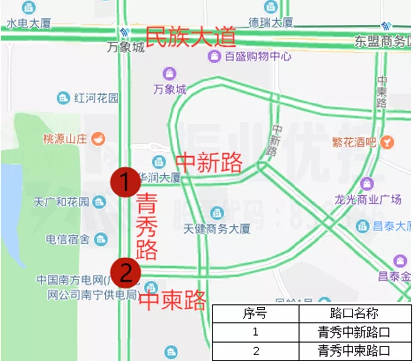 图1 路口地理位置图