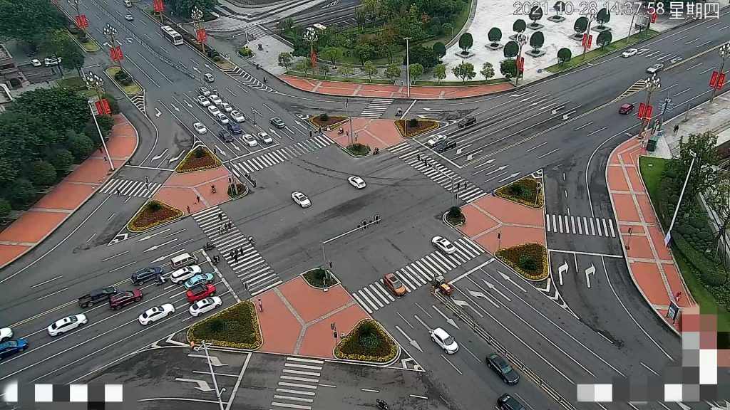 主城区部分路口优化后