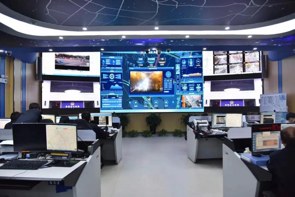 交通保障工作现场