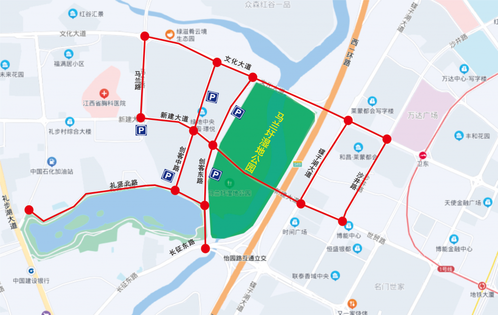 保障线路示意图