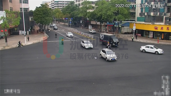 图6 路口通行恢复正常